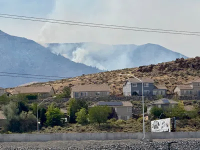 Wildfire in Nevada forces thousands of evacuations